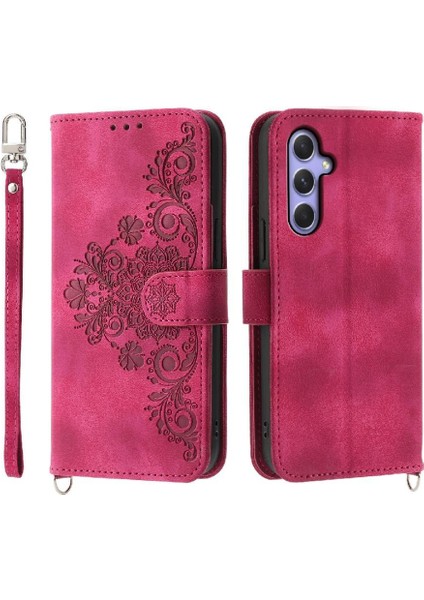 Samsung Galaxy Galaxy Darbeye Dayanıklı Kabartmalı Çoklu Kredi Kartı Için Flip Case (Yurt Dışından)