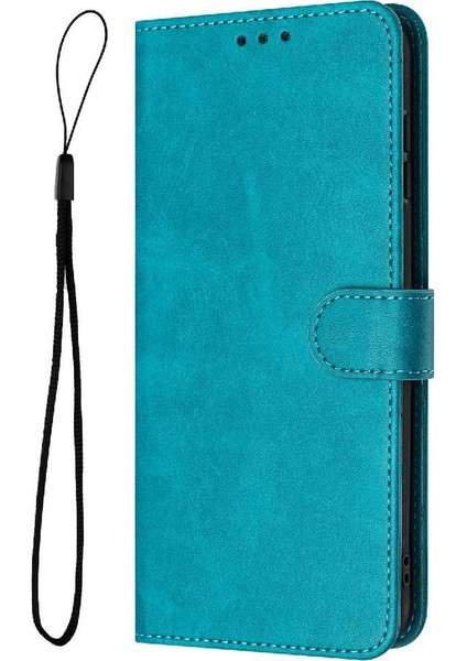 Toka ile Xiaomi Redmi 10X 4g Için Flip Case Saf Renk Pu Deri ile (Yurt Dışından)