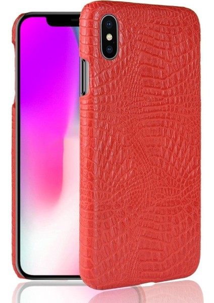IPhone Xs Max Klasik Timsah Moda Anti Için Şık Klasik Durumda (Yurt Dışından)
