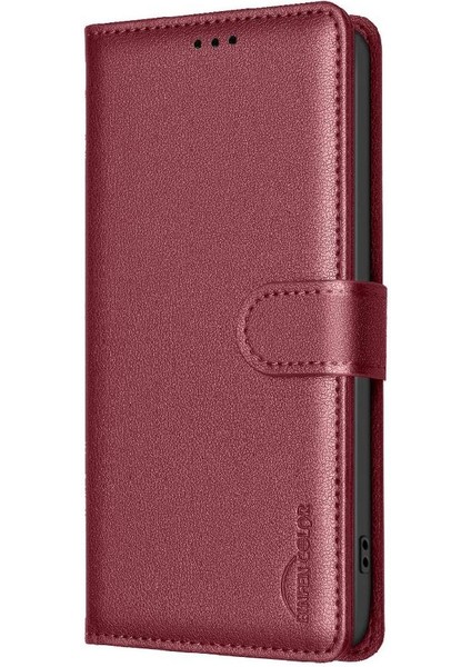 IPhone 13 Için Flip Case Pro Max Manyetik Cüzdan Rfıd Engelleme Pu Deri (Yurt Dışından)