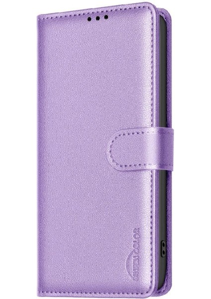 IPhone 13 Için Flip Case Pro Max Manyetik Cüzdan Rfıd Engelleme Pu Deri (Yurt Dışından)