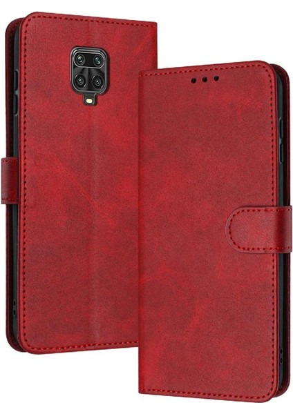 Xiaomi Redmi Not 9 Için Flip Case Pro/pro Max Pu Deri Toka ile (Yurt Dışından)