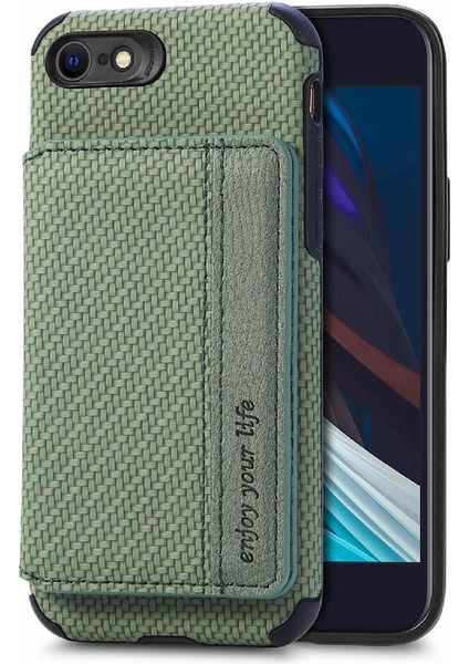 IPhone 7/8 Için Kılıf Rfıd Engelleme Standı Fonksiyonu Komple Kamera Güvenliği (Yurt Dışından)