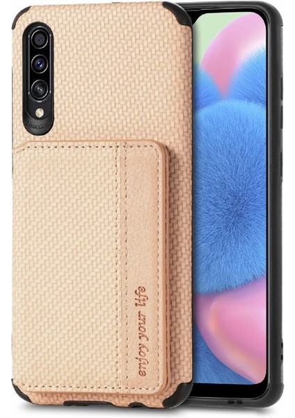 Samsung Galaxy A50/A50S/A30S Manyetik Kart Tutucu Komple Kamera Için Kılıf (Yurt Dışından)