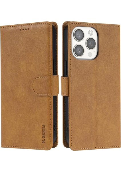 IPhone 11 Için Flip Case Pro Max Anti Kayma Manyetik Kapatma Yan Cep (Yurt Dışından)