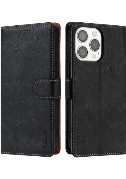 IPhone 13 Için Flip Case Pro Max Çift Katmanlı Koruma Manyetik Kapatma (Yurt Dışından)