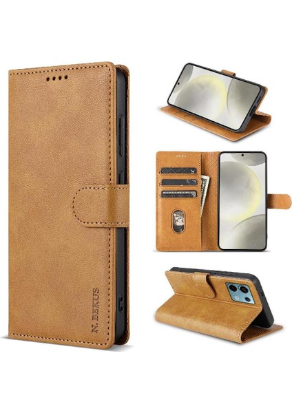 Xiaomi Redmi Not 13 Için Flip Case 4g Manyetik Kapatma Kart Yuvaları Yan (Yurt Dışından)