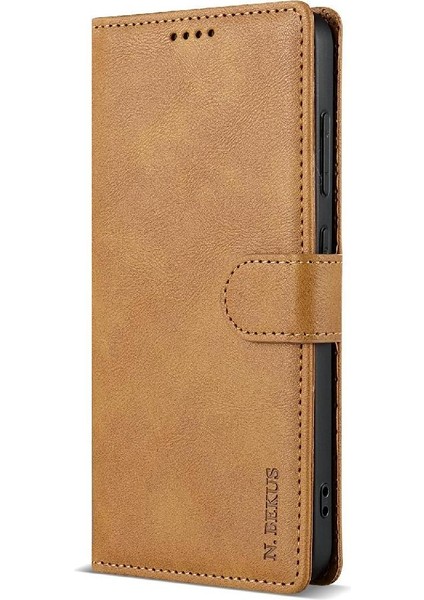 Xiaomi Redmi Not 13 Için Flip Case 4g Manyetik Kapatma Kart Yuvaları Yan (Yurt Dışından)