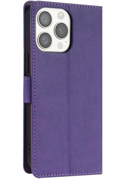 IPhone 11 Için Flip Case Pro Max Anti Kayma Manyetik Kapatma Yan Cep (Yurt Dışından)