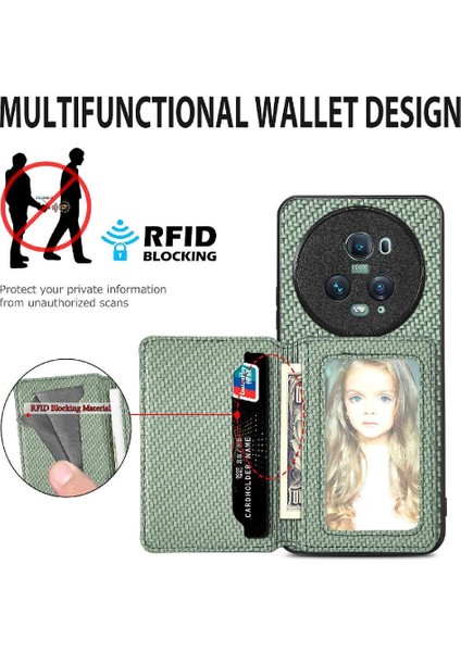 Onur Için Kılıf Sihirli 5 Pro Rfıd Engelleme Manyetik Kart Tutucu Komple (Yurt Dışından)