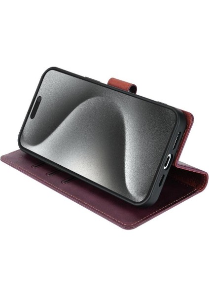 IPhone 13 Için Flip Case Pro Max Çift Katmanlı Koruma Manyetik Kapatma (Yurt Dışından)