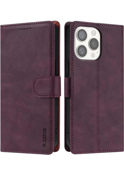 IPhone 13 Için Flip Case Pro Max Çift Katmanlı Koruma Manyetik Kapatma (Yurt Dışından)