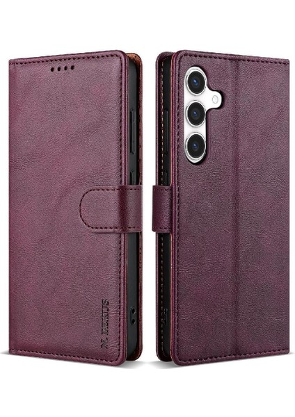 Samsung Galaxy A15 Için Flip Case 4g/5g Kart Yuvaları Yan Cep Manyetik (Yurt Dışından)