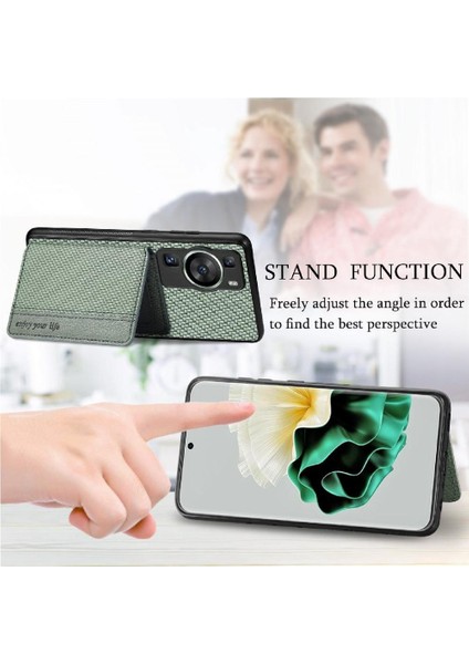 Huawei P60 Manyetik Kart Tutucu Standı Fonksiyonu Rfıd Engelleme Için Kılıf (Yurt Dışından) modelleri