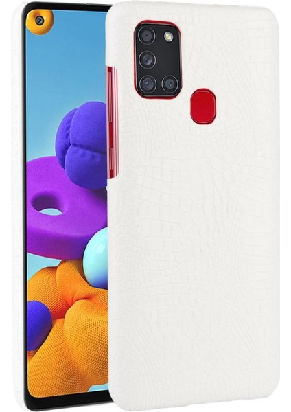 Samsung Galaxy A21S Uyumluluk Koruyucu Anti Için Şık Klasik Kılıf (Yurt Dışından)