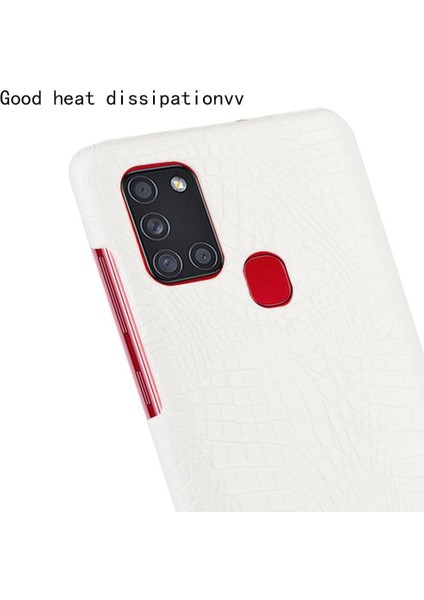 Samsung Galaxy A21S Uyumluluk Koruyucu Anti Için Şık Klasik Kılıf (Yurt Dışından) modelleri