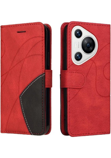 Kart Yuvası ile Huawei Pura 70 Için Flip Case Standı Flip Folio Kitap Rengi (Yurt Dışından)
