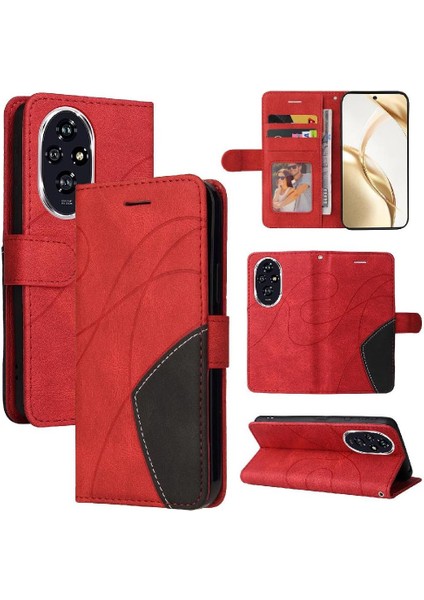 Onur Için Flip Case 200 5g Kickstand Koruyucu Flip Folio Kitap Deri (Yurt Dışından)