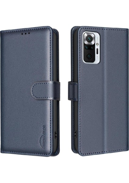 Xiaomi Redmi Not 10 Için Flip Case Pro Max Kart Tutucu Kickstand Cüzdan Pu (Yurt Dışından)