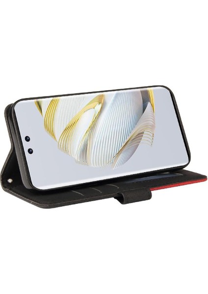 Kart Yuvası Standı Flip ile Huawei Pura 70 Pro Dikiş Rengi Için Flip Case (Yurt Dışından)