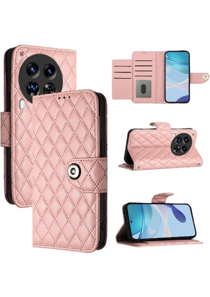 Tecno Camon 30 Premier 5g Kart Tutucu Cüzdan Kapak Bilek Şeridi Için Kılıf (Yurt Dışından)