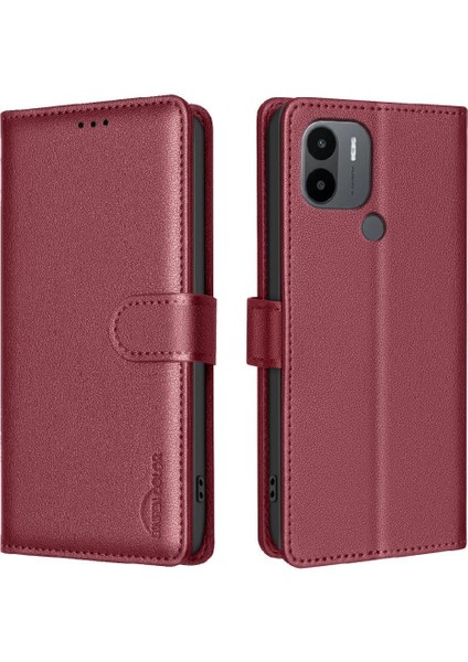 Xiaomi Redmi A1 Artı Pu Deri Rfıd Engelleme Kart Tutucu Için Flip Case (Yurt Dışından) indirimleri