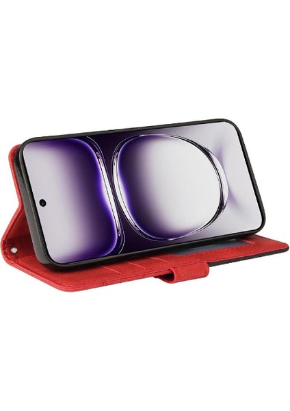 Kart Yuvası Standı Rengi ile Oppo Oppo 12 5g Deri Cüzdan Için Flip Case (Yurt Dışından) fırsatları