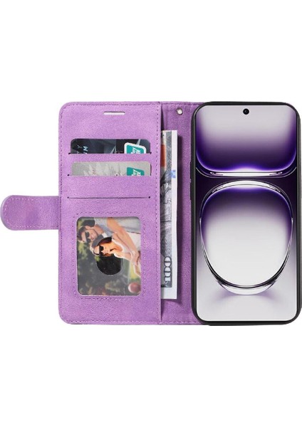 Kart Yuvası Standı Rengi ile Oppo Oppo 12 5g Deri Cüzdan Için Flip Case (Yurt Dışından) fiyatları