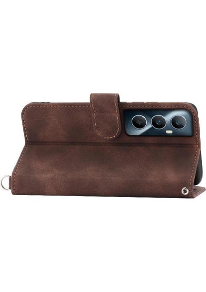 Realme C65 Darbeye Dayanıklı Kabartmalı Çoklu Kredi Kartı Yuvaları Için Flip Case (Yurt Dışından) modelleri