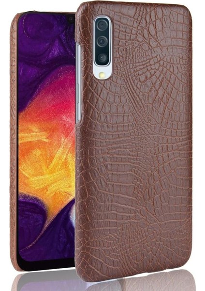 Samsung Galaxy A70 Klasik Timsah Moda Anti Için Şık Klasik Durumda (Yurt Dışından)