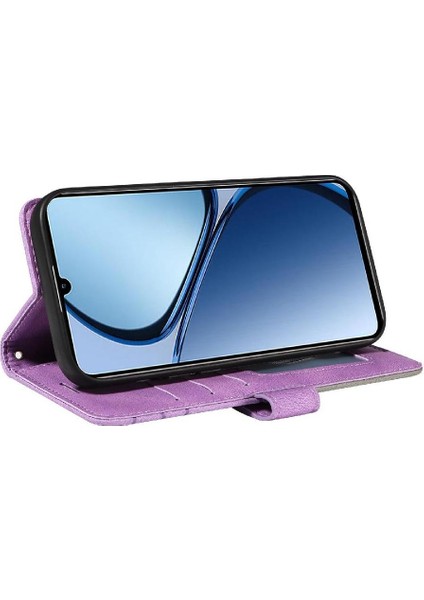 SZY Mall Kart Yuvası Standı Kickstand Koruyucu Flip ile Realme C61 Için Flip Case (Yurt Dışından)