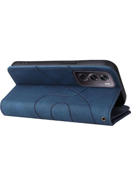 Oppo Oppo 12 Pro 5g Dokuz Kart Yuvaları Iki Renkli Dikiş Kickstand Için Kılıf (Yurt Dışından) fiyatları