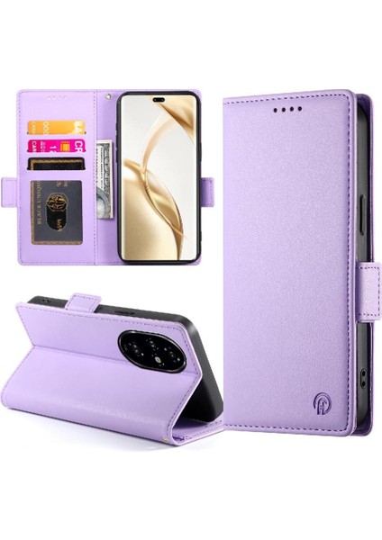 Onur Için Flip Case 200 Pro Cüzdan Iş Günlük Kullanım Flip Kart Yuvaları (Yurt Dışından)