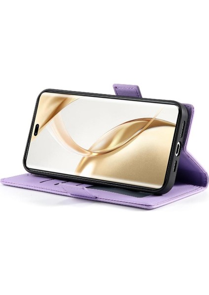 Onur Için Flip Case 200 Pro Cüzdan Iş Günlük Kullanım Flip Kart Yuvaları (Yurt Dışından)