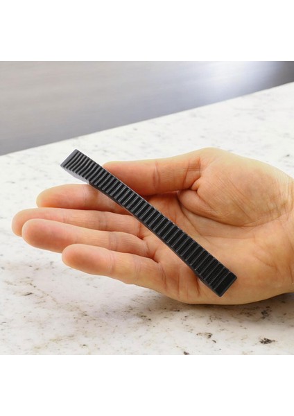 Tırtıklı 96 mm Kulp Sert Plastik Siyah Çekmece Mobilya Mutfak Dolap Kulbu 10 Adet indirimleri