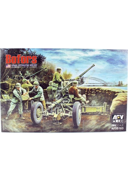 Afv Club AF35163 1/35 Bofors 40MM Automatic M1 Topu Demonte Plastik Maketi