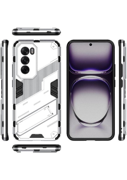 Oppo Oppo 12 5g Kickstand Sağlam Askeri Koruyucu Kapak Için Kılıf (Yurt Dışından) modelleri