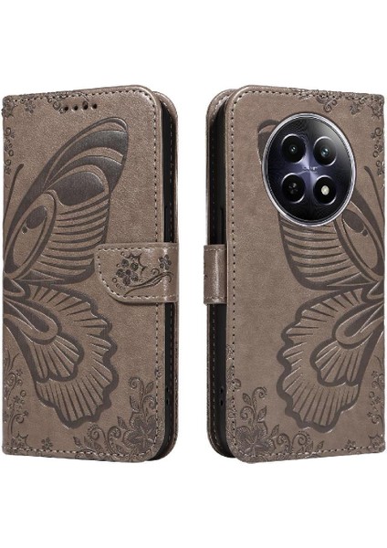 Realme Için Flip Case 12 5g ile Yüksek Kaliteli Deri Ayrılabilir El Kayışı (Yurt Dışından)