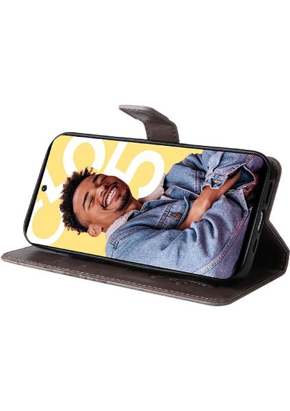 Kart Yuvası Standı Manyetik ile Realme C55 4g Flip Kickstand Için Flip Case (Yurt Dışından)