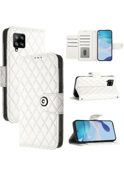 Samsung Galaxy Case 5g Için Kılıf Cüzdan Kapak Kart Tutucu Bilek Şeridi (Yurt Dışından)