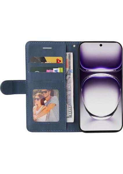 Kart Yuvası Standı Rengi ile Oppo Oppo 12 5g Deri Cüzdan Için Flip Case (Yurt Dışından) fırsatları