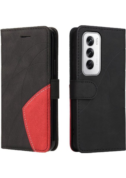 Kart Yuvası Standı Rengi ile Oppo Oppo 12 5g Deri Cüzdan Için Flip Case (Yurt Dışından) indirimleri