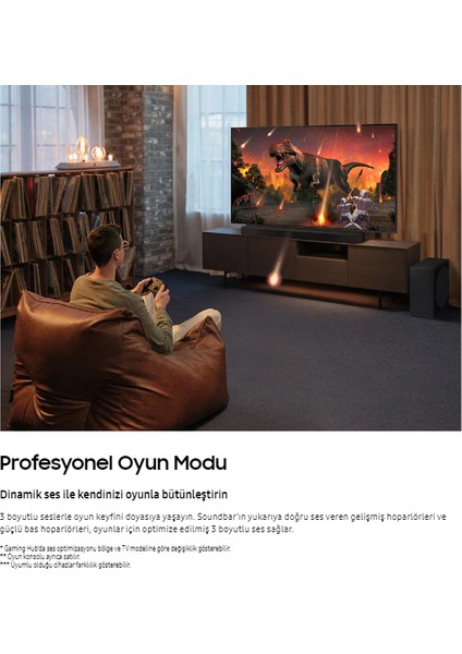 Kablosuz Dolby Atmos Gerçek 5.1.2 Kanallı Ses/ Wi-Fi, Aux, Bluetooth Bağlantı Spacefit Sound Pro 5.1.2 Kanal Dolby Atmos Dts:x Kablosuz Soundbar