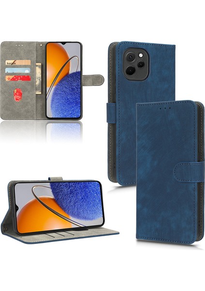 Huawei Nova Y62 Pu Deri Flip Cüzdan Telefon Kılıfı (Yurt Dışından)