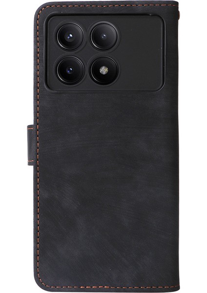 Xiaomi Poco X6 Pro Pu Deri Flip Cüzdan Telefon Kılıfı (Yurt Dışından)