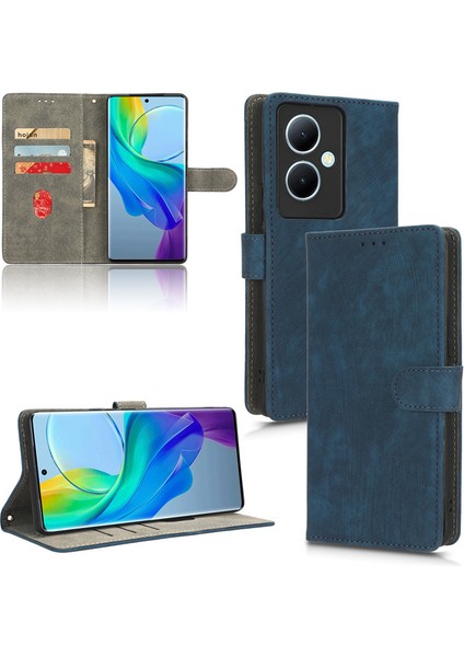 Vivo Y27S 4g Pu Deri Flip Cüzdan Telefon Kılıfı (Yurt Dışından)
