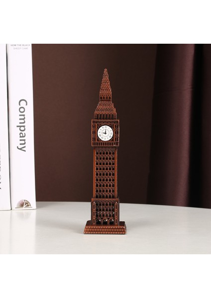 Winter House Vintage Metal Big Ben Saat Kulesi - Londra'nın Simgesi