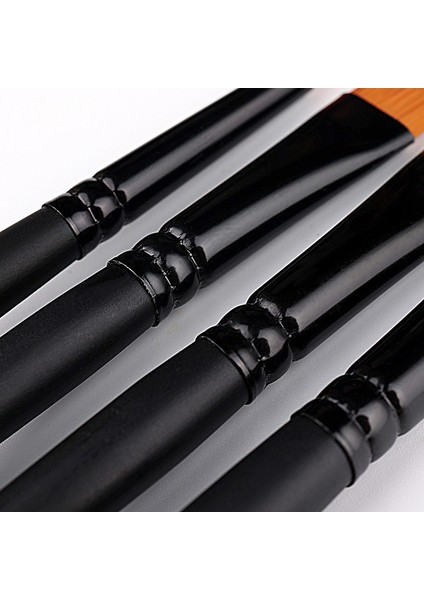 12 Adet Naylon Saç Fırçaları Seti Öğrenci Boyama Suluboya Yağlı Boya Fırçaları Sanat Boyama Malzemeleri Pigment Fırçaları (Yurt Dışından)
