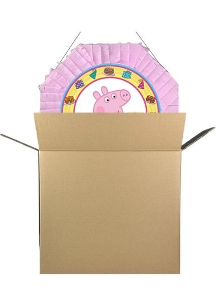 Peppa Pig Pinyata 42 cm + Sopası fiyatları
