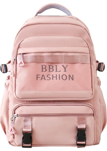 Harajuku Tarzı Çift Sırt Çantası Kampüs Ortaokul Öğrenci Çantası Basit Bilgisayar Sırt Çantası (Yurt Dışından)